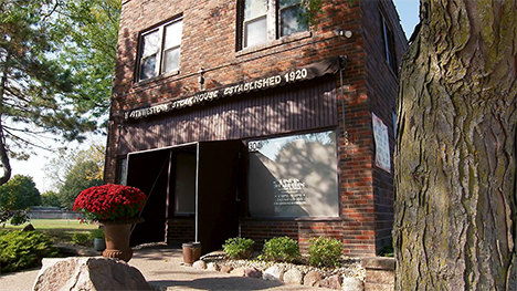 The front of the Northwestern Steakhouse.