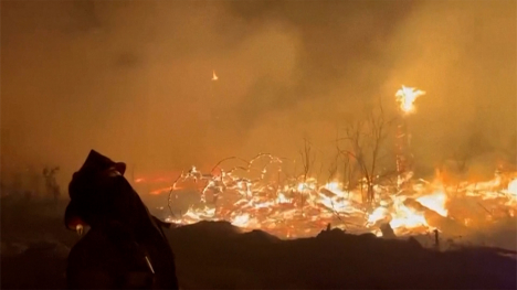 A wildfire.