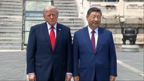 Trump and Xi in China