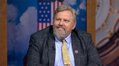 Iowa Senate Majority Leader Sen. Mike Klimesh (R - Spillville)