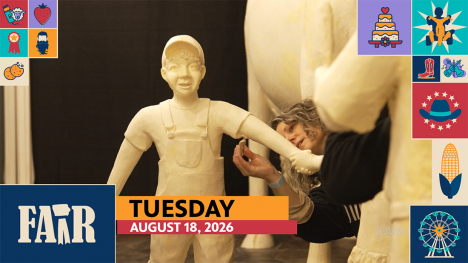 Fair 2026 – Tuesday, August 18: image of butter sculpture