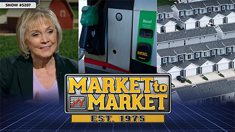 Sue Martin, a gas station diesel pump and a condo community.