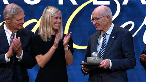Huub Lelieveld, of the Netherlands, is awarded the 2026 World Food Prize.